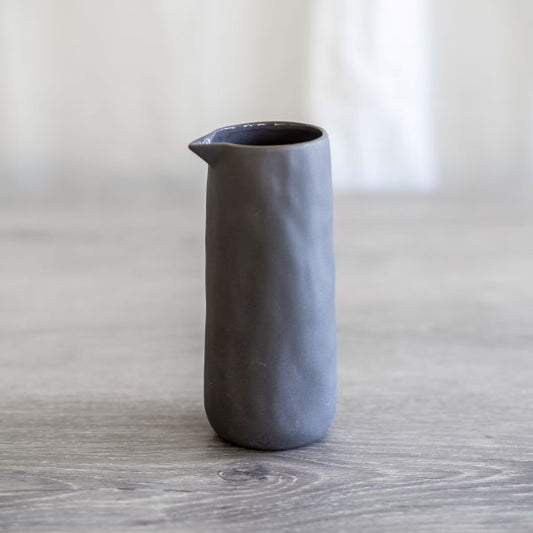 Flax Jug No Handle 13 cm Charcoal