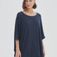 Oversized Boxy Tee Navy