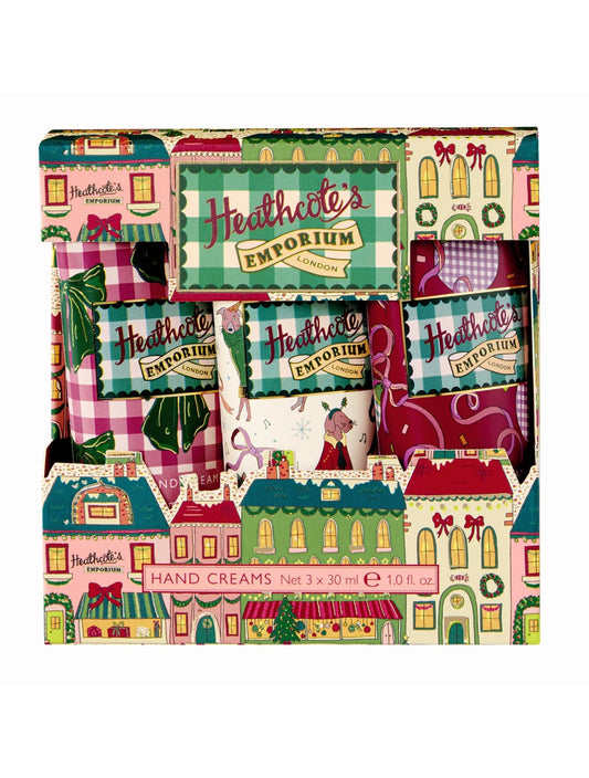 Heathcote's Emporium Festive Hand Cream Trio