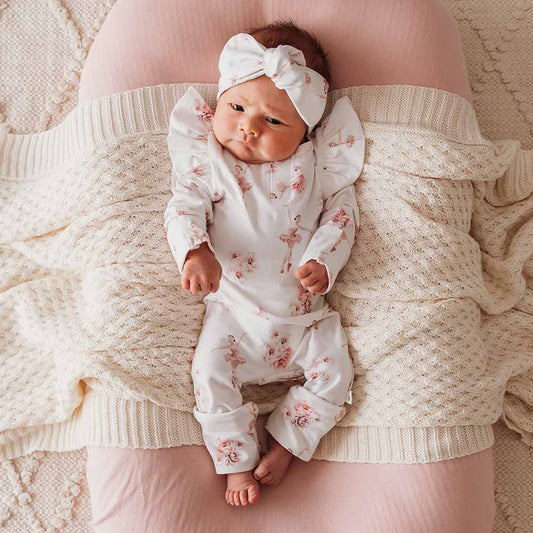 Ballerina Organic Baby Growsuit