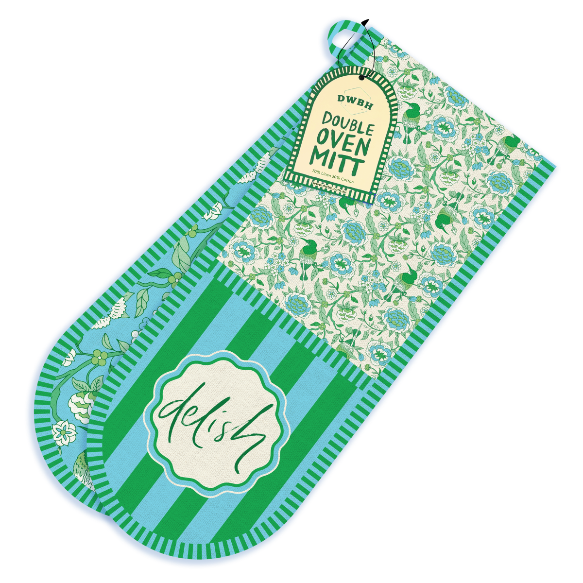 Double Oven Mitt - Delish