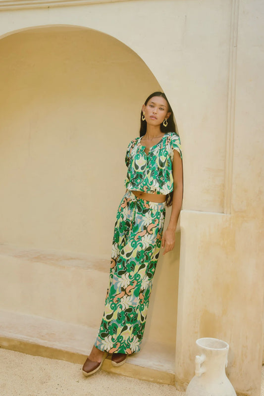 Aurora Pant - Paisley