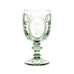 Queen Glass Goblet Green