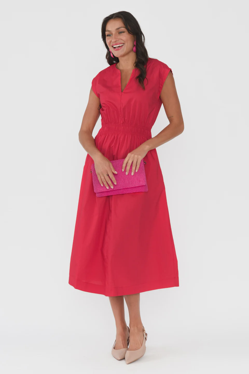 Nelly Dress Red