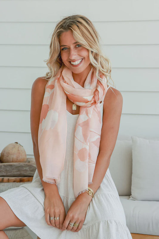 Harriet Coral Scarf