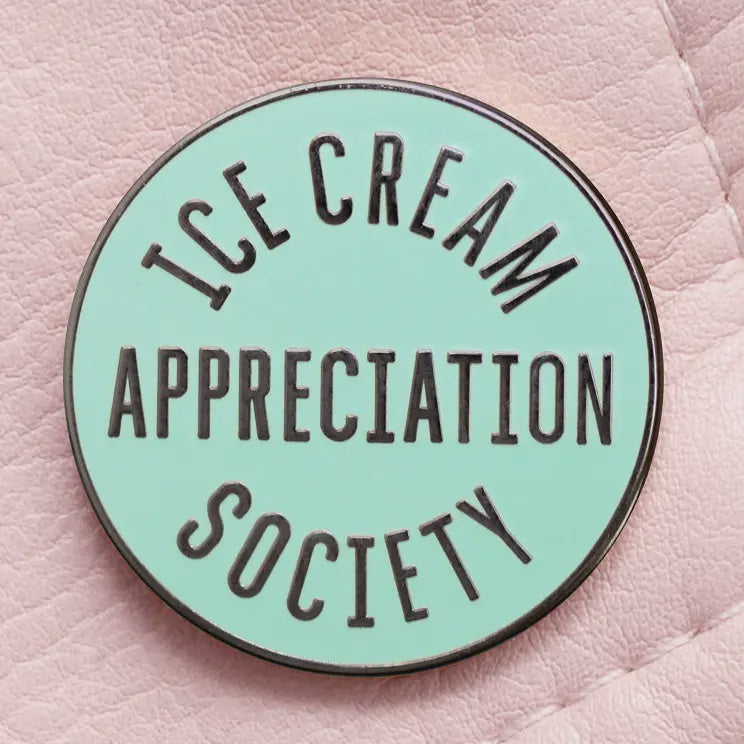 Ice Cream Appreciation Society - Enamel Pin (Mint)