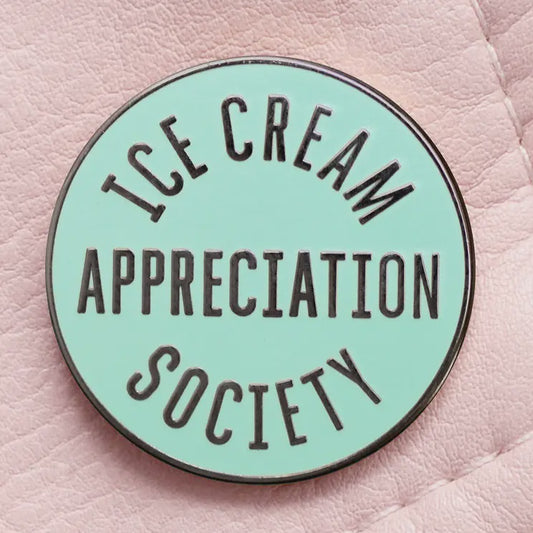 Ice Cream Appreciation Society - Enamel Pin (Mint)