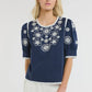Willow Top Navy / White