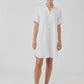 Studio Short Shirt Dress White