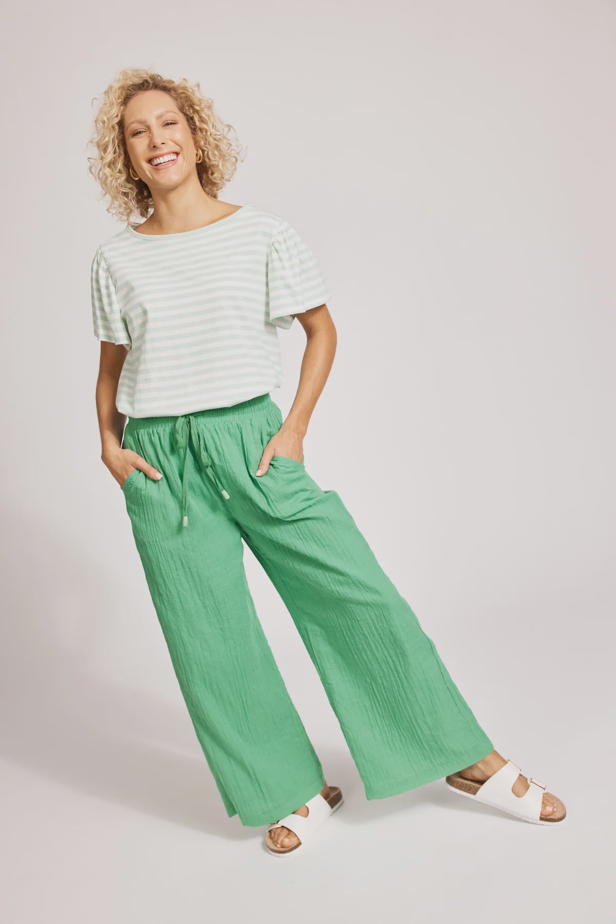Orsula Crop Pant Jade