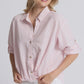 On Repeat Blouse Rose Stripe