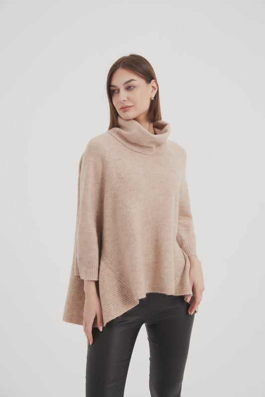 Half Sleeve Pullover - Beige