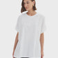 Boxy Panel Combi Tee White