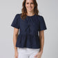 Eva Blouse - Navy