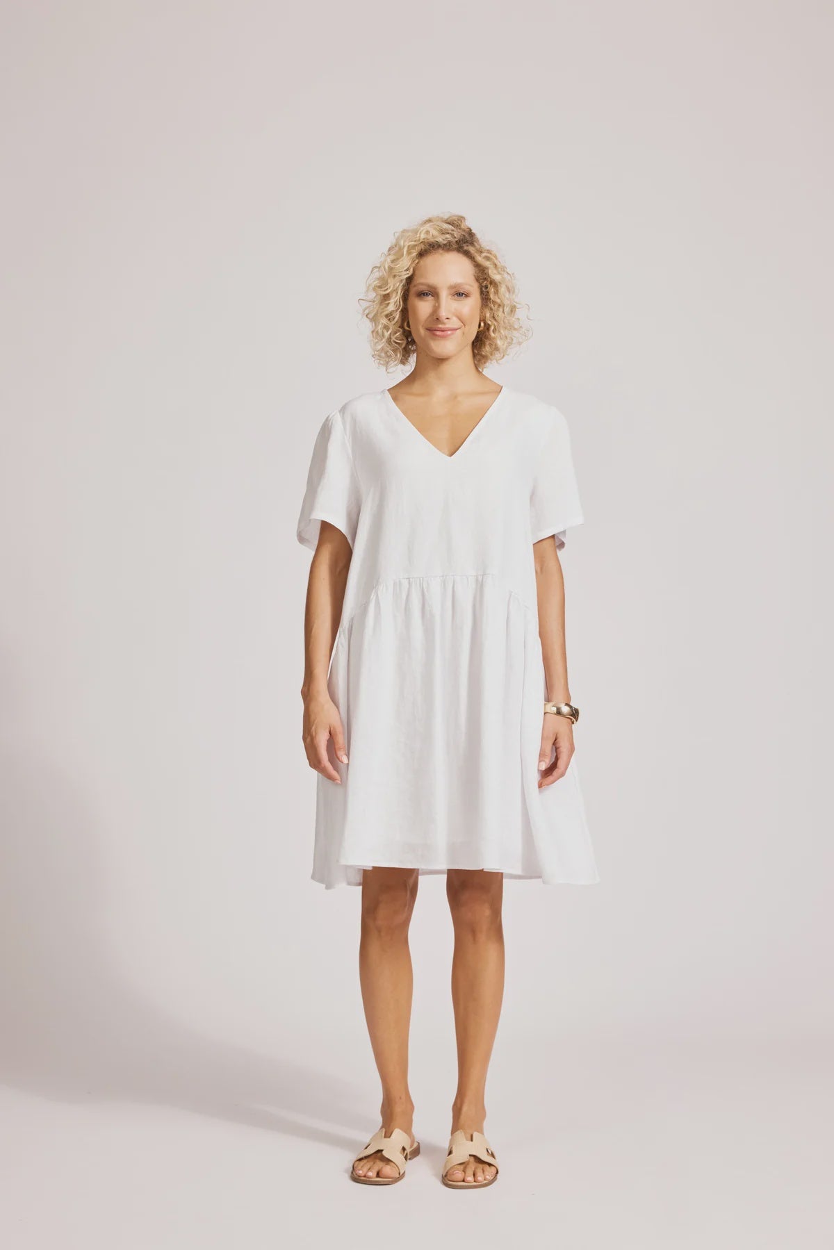 Miramar Midi Dress - White