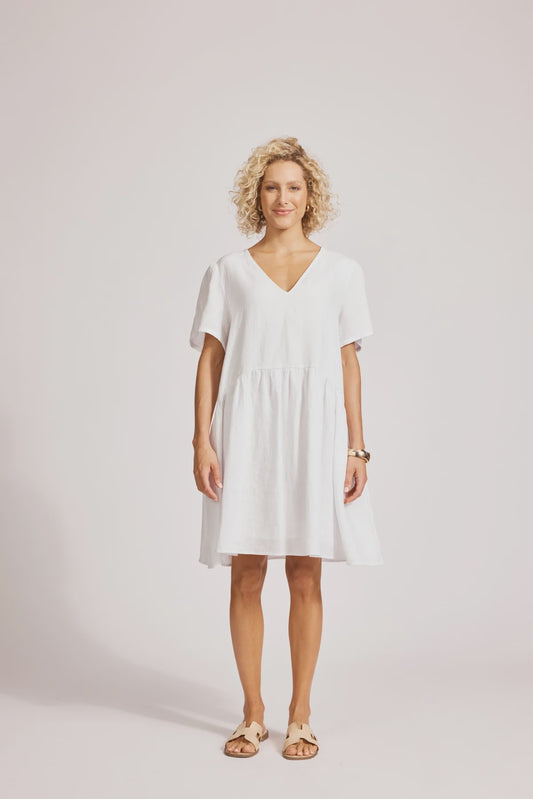 Miramar Midi Dress - White