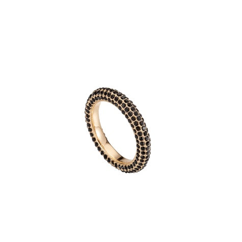 Amor Ring Black & Silver