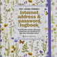 Wildflower Garden Large Internet Address & Password Logbook