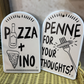Ceramic Trivet: Penne For Your Thoughts