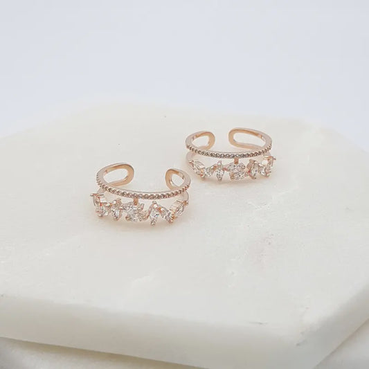 Antonella Rose Gold Ring (METAL ALLOY, NICKEL FREE