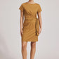 Francia Tie Dress - Caramel