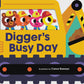 Mini Me - Shaped Board Book - Digger's Busy Day