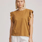 Francia Frill Tank Caramel