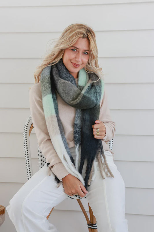 Amy Mint Scarf