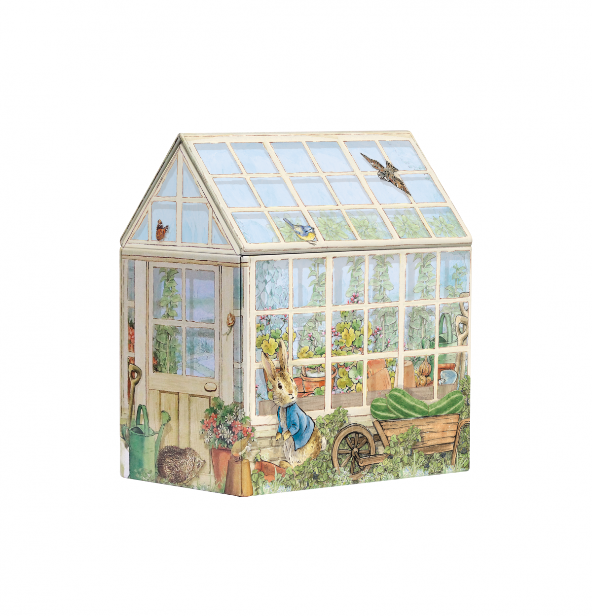 PETER RABBIT LARGE GREENHOUSE  TIN