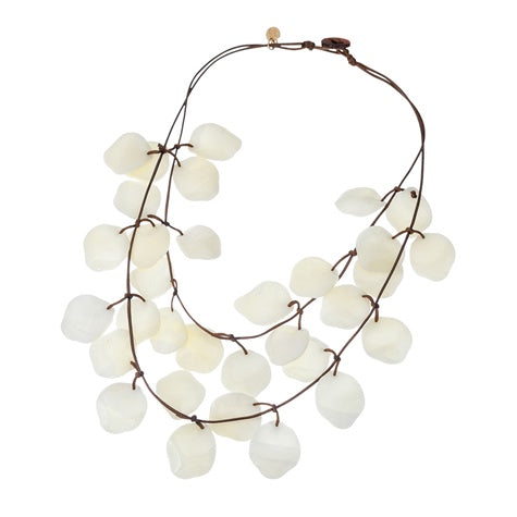 Sia Snow Necklace (Blue Scarab)