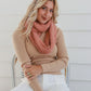 Elaina Caramel Snood Scarf