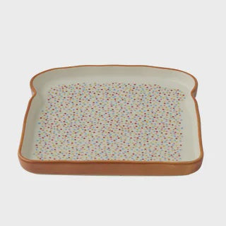 Fairy Bread Ceramic Plate 16x16cm