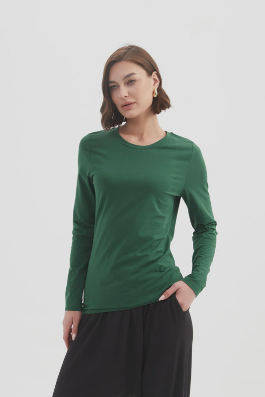 LONG SLEEVE TSHIRT (HUNTER GREEN)