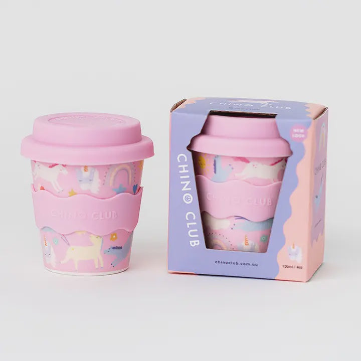 Pink Unicorn  Babychino Cup 4oz