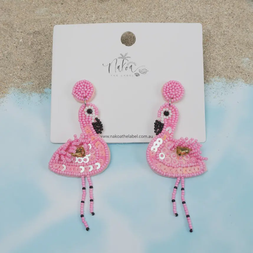 Flamingo Earrings