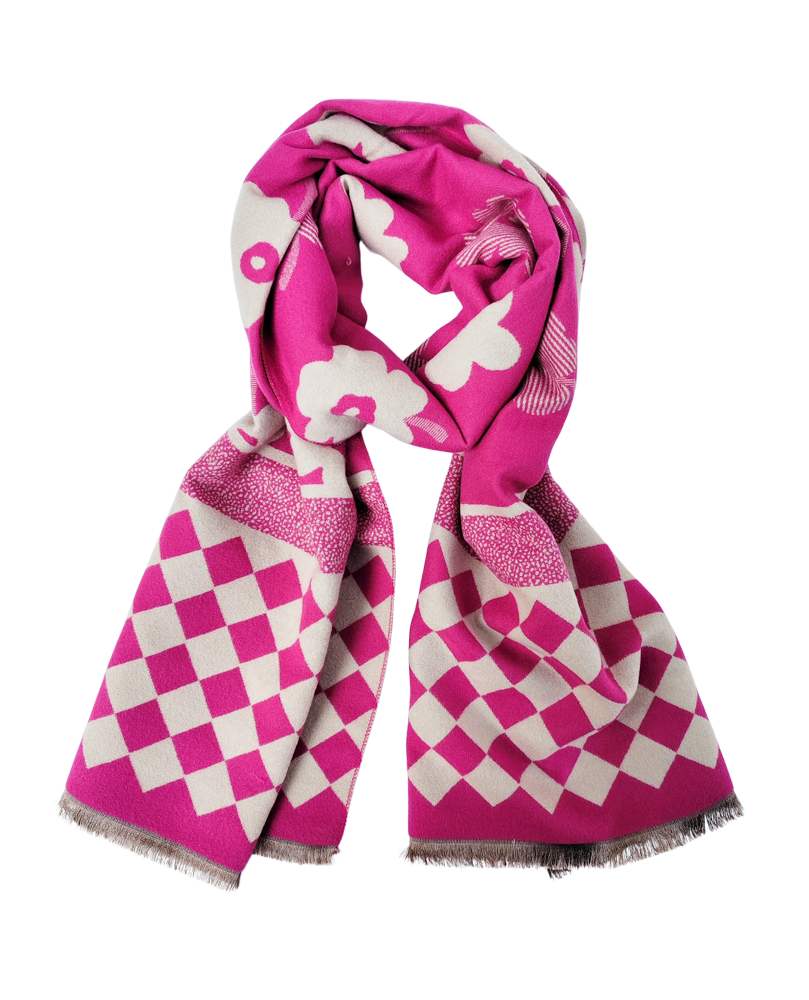 Lulu Scarf Hot Pink