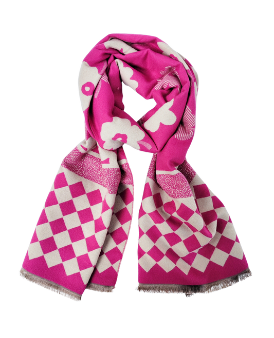 Lulu Scarf Hot Pink