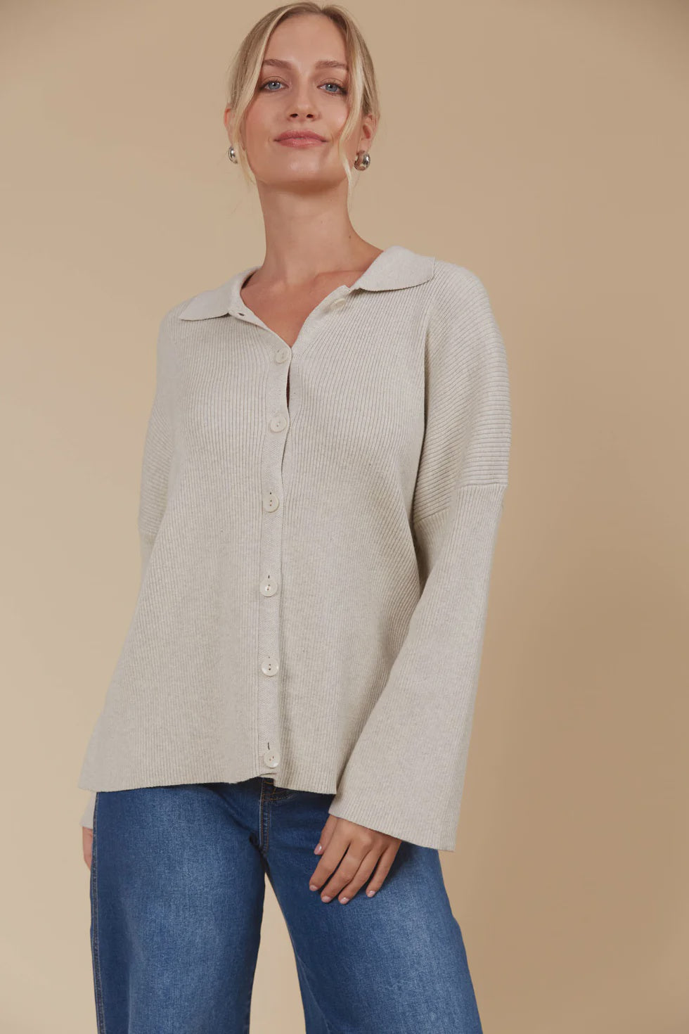 Tala Knit Shirt - Canvas