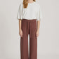 Samira Knit Pant - Mahogany