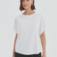 Bubble Sleeve Tee - White