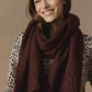 Calista Scarf - Mahogany