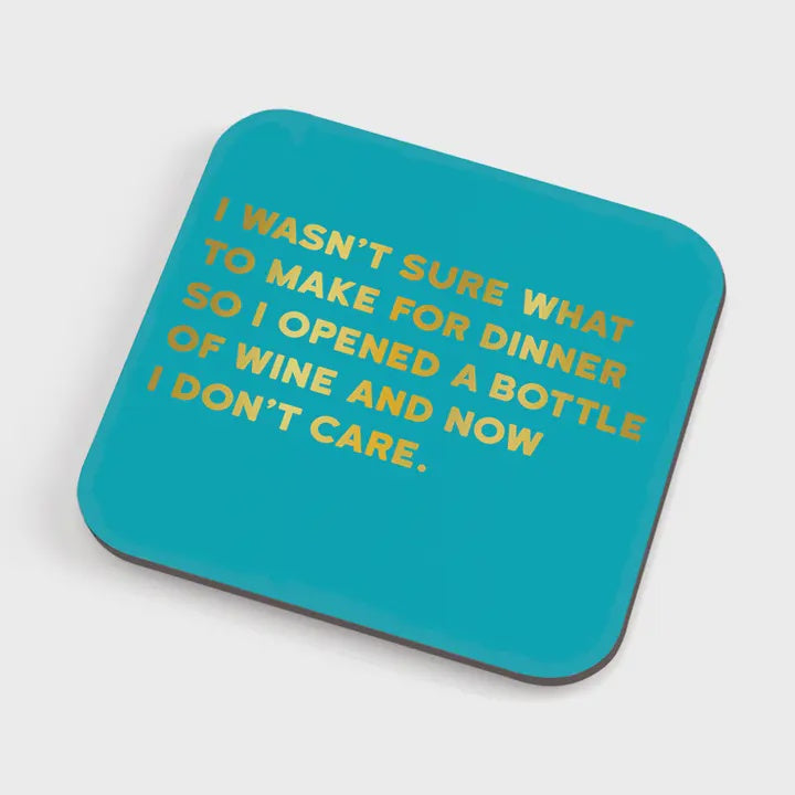 Opened Coaster - Corked Backed and Reusable!