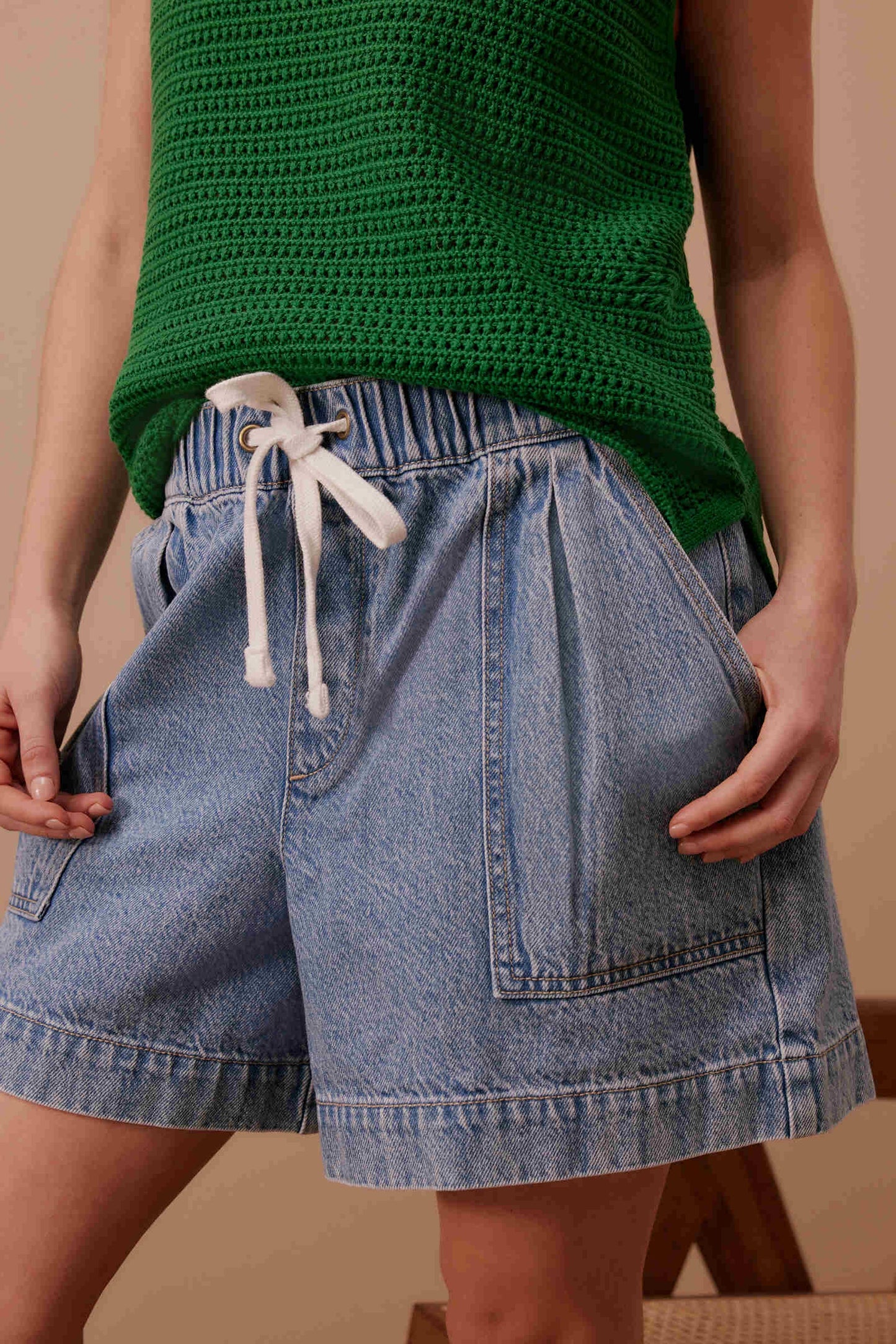 DARCY RELAXED EVERYDAY SHORT / VINTAGE BLUE