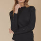 Juno Knit Top - Onyx
