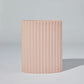 MF Ripple Oval Vase Icy Pink Large