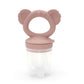 Pink Silicone Koala Baby Food Feeder