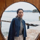 Farida Convertible Coat - Navy