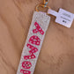 Howdy Beaded Keychain.