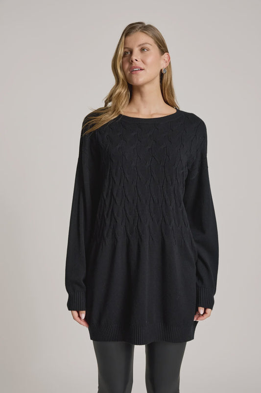Samira Relaxed Knit - Black (One Size)