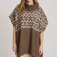 Maasai Poncho - Cocoa/Dune (One Size)